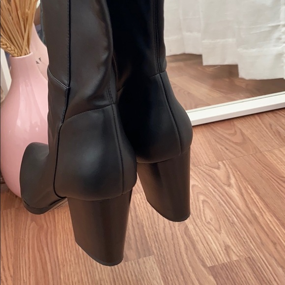 New Marc Fisher Ablina Black Tall Boot - Picture 7 of 9